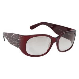 Chanel Plastic Bordeaux CC Sunglasses